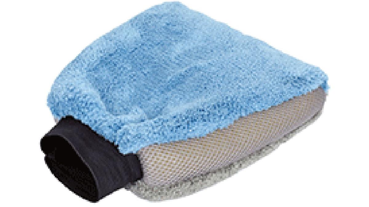 Protecton+Gant+de+lavage+auto+microfibre+Bi-Couleur